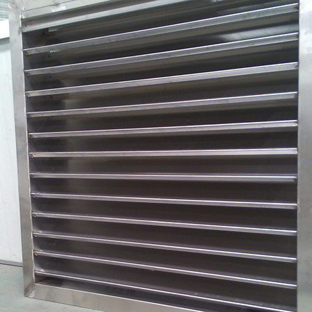 Stainless steel louver