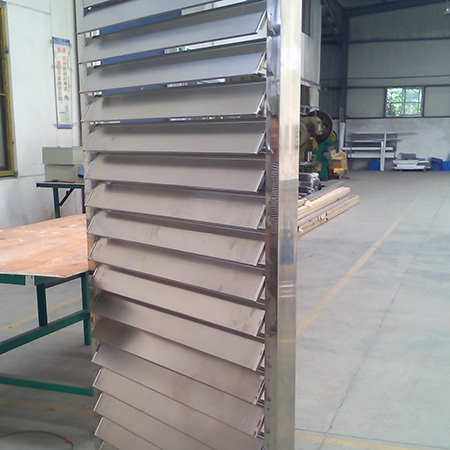 Stainless steel louver